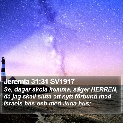 Jeremia 31:31 SV1917 Bible Verse Image