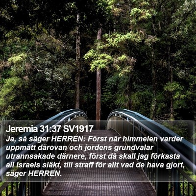 Jeremia 31:37 SV1917 Bible Verse Image