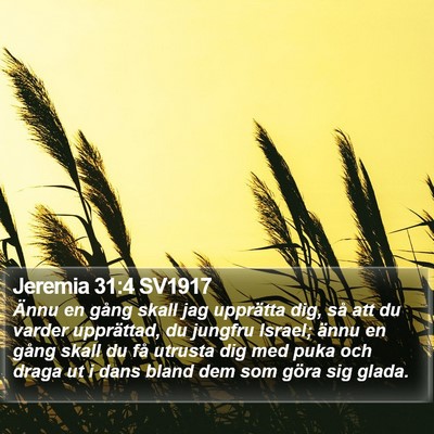 Jeremia 31:4 SV1917 Bible Verse Image