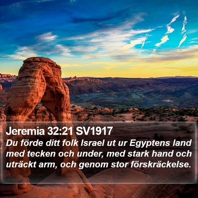 Jeremia 32:21 SV1917 Bible Verse Image