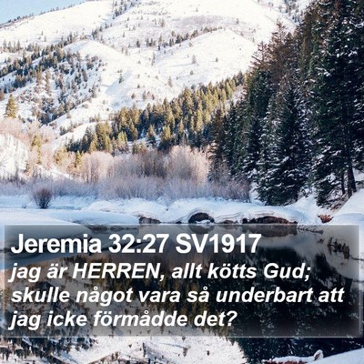 Jeremia 32:27 SV1917 Bible Verse Image