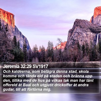 Jeremia 32:29 SV1917 Bible Verse Image