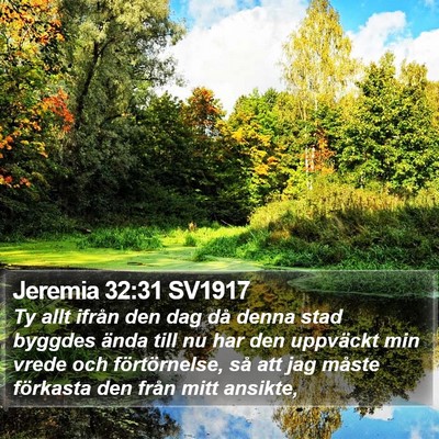 Jeremia 32:31 SV1917 Bible Verse Image