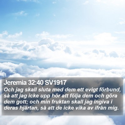 Jeremia 32:40 SV1917 Bible Verse Image