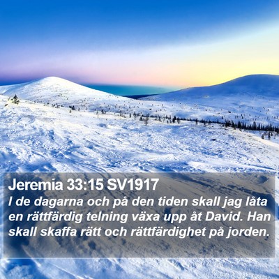 Jeremia 33:15 SV1917 Bible Verse Image