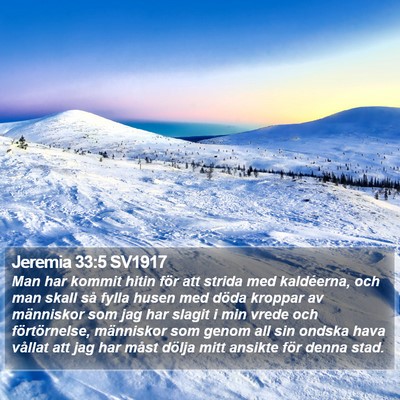 Jeremia 33:5 SV1917 Bible Verse Image