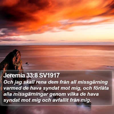 Jeremia 33:8 SV1917 Bible Verse Image