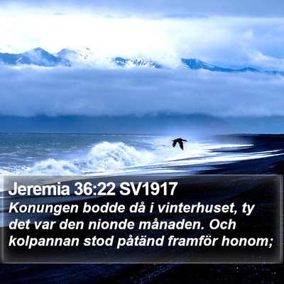 Jeremia 36:22 SV1917 Bible Verse Image