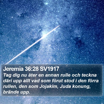Jeremia 36:28 SV1917 Bible Verse Image