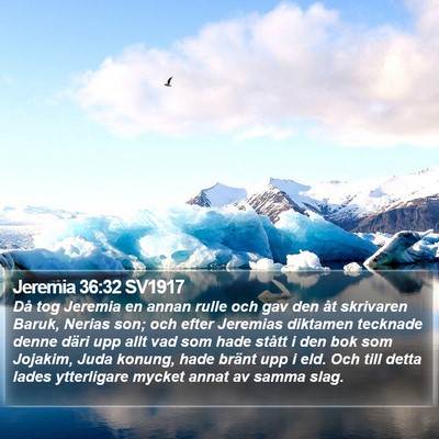 Jeremia 36:32 SV1917 Bible Verse Image