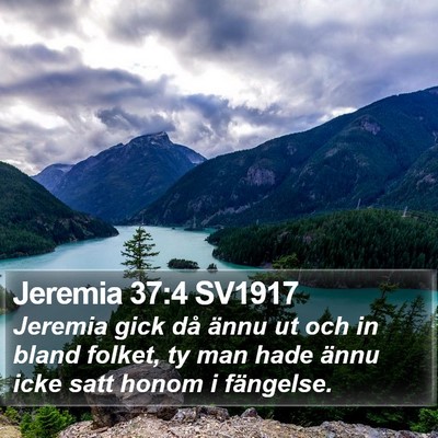 Jeremia 37:4 SV1917 Bible Verse Image
