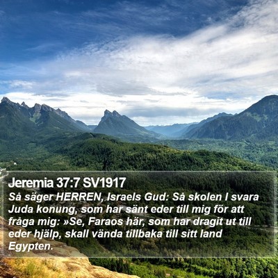 Jeremia 37:7 SV1917 Bible Verse Image