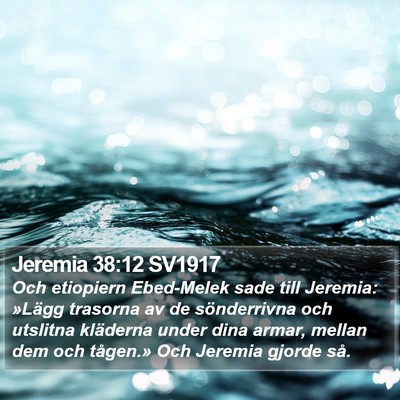 Jeremia 38:12 SV1917 Bible Verse Image