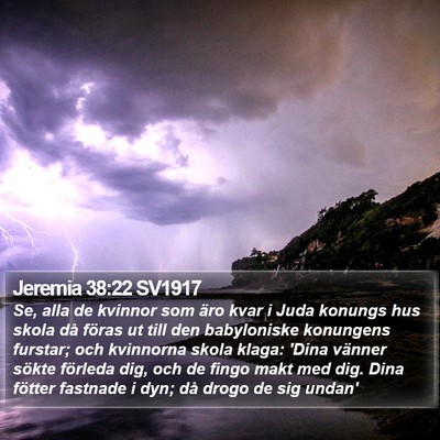 Jeremia 38:22 SV1917 Bible Verse Image