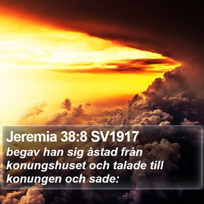 Jeremia 38:8 SV1917 Bible Verse Image