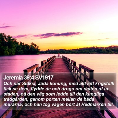 Jeremia 39:4 SV1917 Bible Verse Image