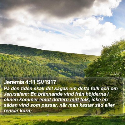 Jeremia 4:11 SV1917 Bible Verse Image