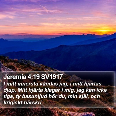 Jeremia 4:19 SV1917 Bible Verse Image