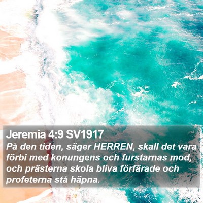 Jeremia 4:9 SV1917 Bible Verse Image