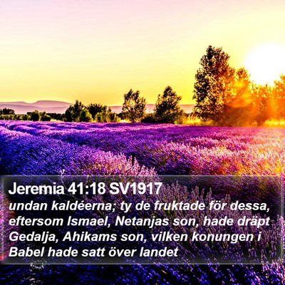 Jeremia 41:18 SV1917 Bible Verse Image