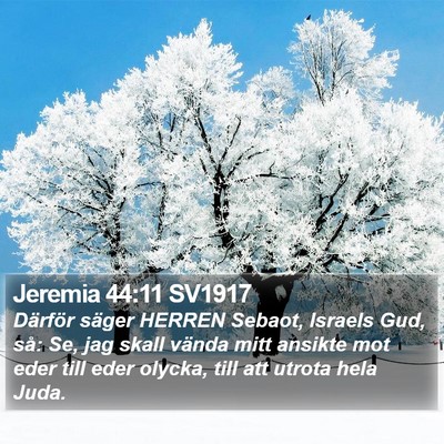 Jeremia 44:11 SV1917 Bible Verse Image