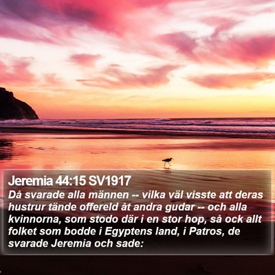 Jeremia 44:15 SV1917 Bible Verse Image
