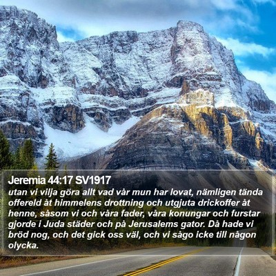 Jeremia 44:17 SV1917 Bible Verse Image