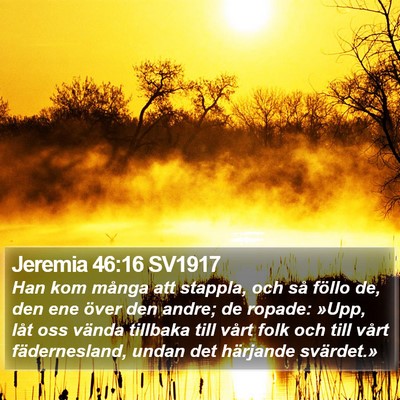 Jeremia 46:16 SV1917 Bible Verse Image