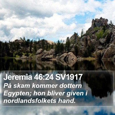 Jeremia 46:24 SV1917 Bible Verse Image