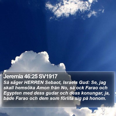 Jeremia 46:25 SV1917 Bible Verse Image