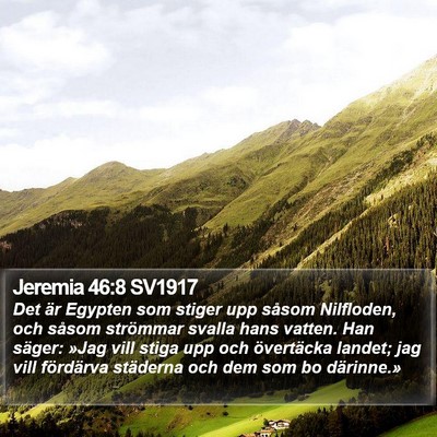 Jeremia 46:8 SV1917 Bible Verse Image
