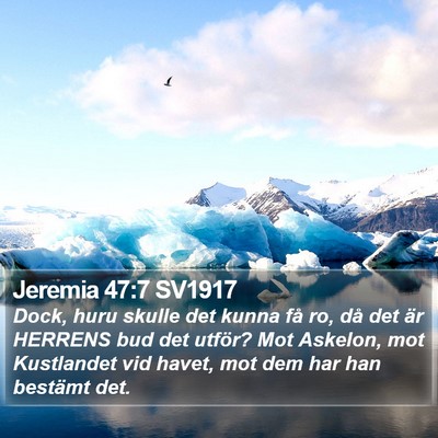 Jeremia 47:7 SV1917 Bible Verse Image