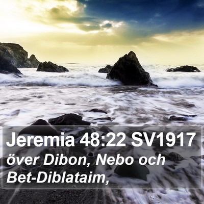 Jeremia 48:22 SV1917 Bible Verse Image