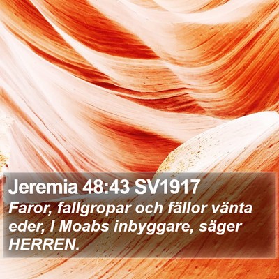 Jeremia 48:43 SV1917 Bible Verse Image