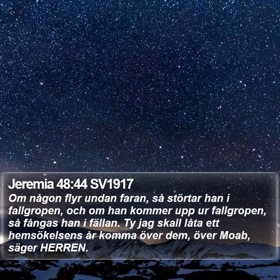 Jeremia 48:44 SV1917 Bible Verse Image