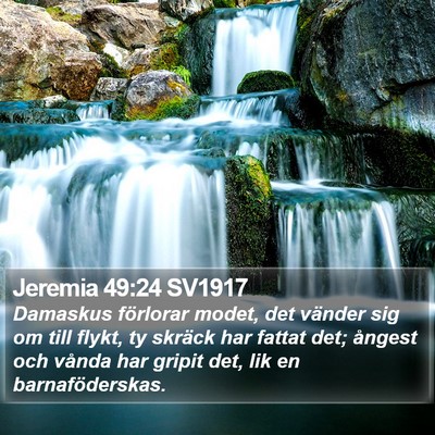 Jeremia 49:24 SV1917 Bible Verse Image