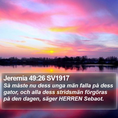 Jeremia 49:26 SV1917 Bible Verse Image
