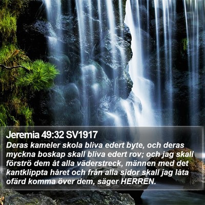 Jeremia 49:32 SV1917 Bible Verse Image