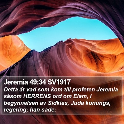 Jeremia 49:34 SV1917 Bible Verse Image