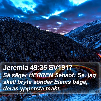Jeremia 49:35 SV1917 Bible Verse Image