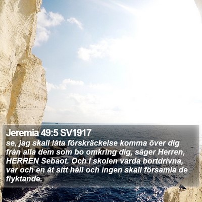 Jeremia 49:5 SV1917 Bible Verse Image