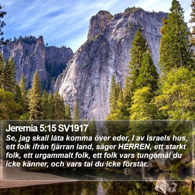 Jeremia 5:15 SV1917 Bible Verse Image