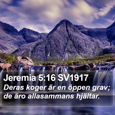 Jeremia 5:16 SV1917 Bible Verse Image