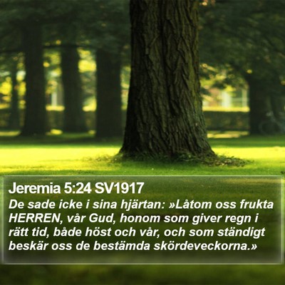 Jeremia 5:24 SV1917 Bible Verse Image