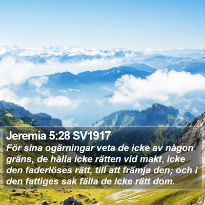 Jeremia 5:28 SV1917 Bible Verse Image