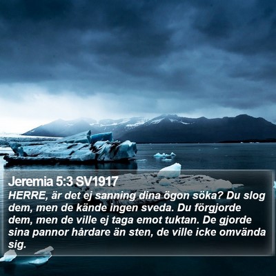 Jeremia 5:3 SV1917 Bible Verse Image
