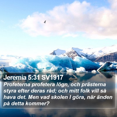 Jeremia 5:31 SV1917 Bible Verse Image