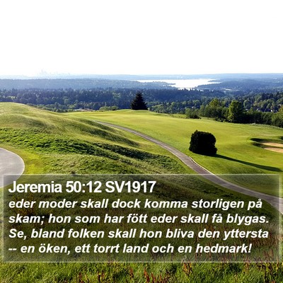 Jeremia 50:12 SV1917 Bible Verse Image
