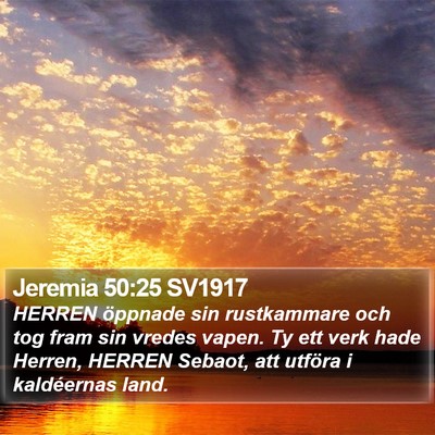Jeremia 50:25 SV1917 Bible Verse Image