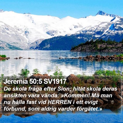 Jeremia 50:5 SV1917 Bible Verse Image